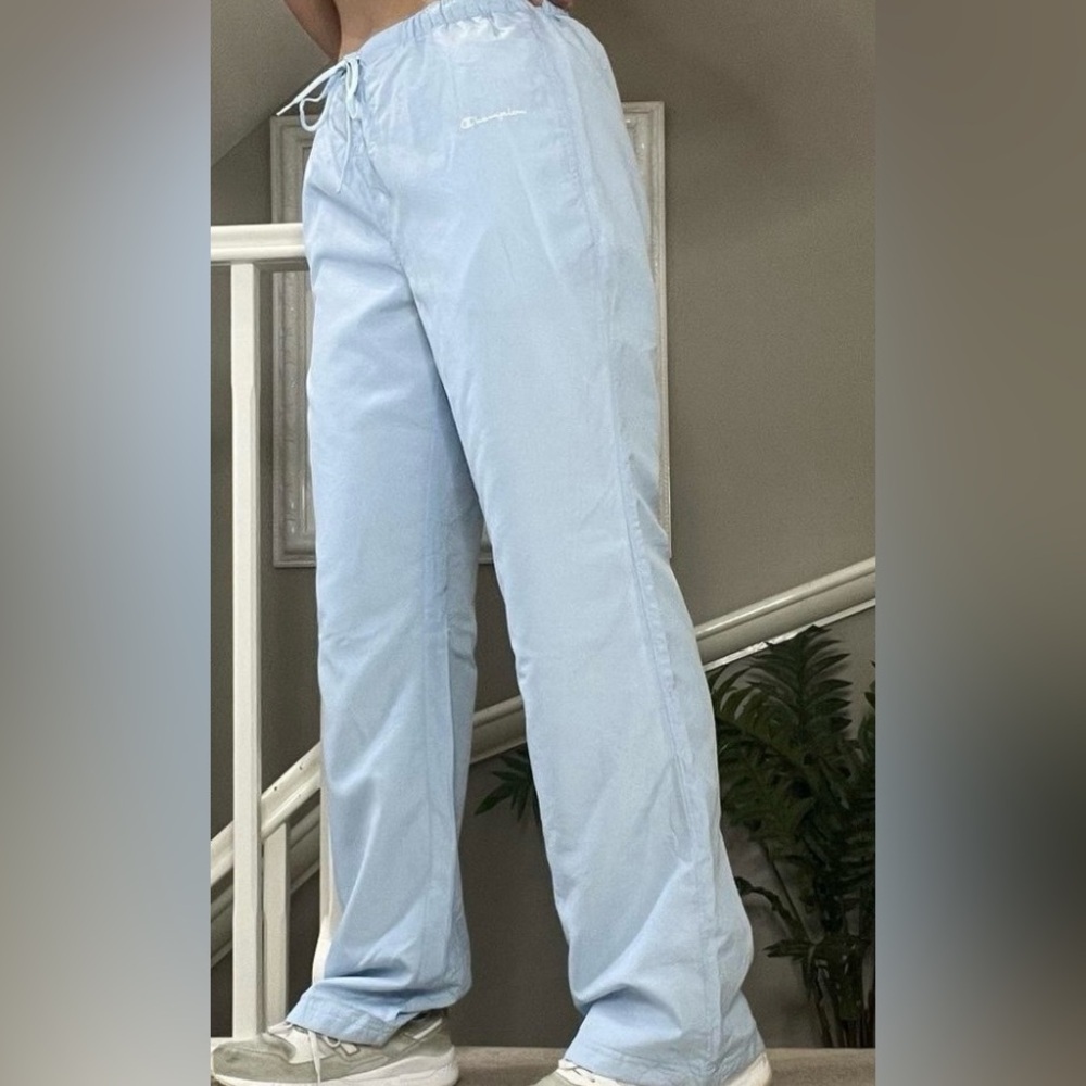 Champion Pants | Vintage 90s
Champion Sky Blue Athletic Tear
Away Pants